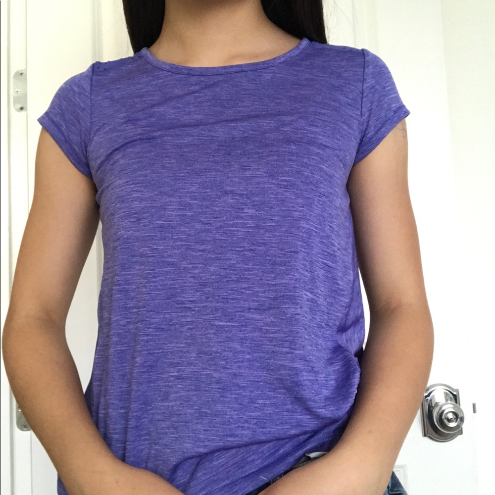 Champion Girls Blue Athletic Tee